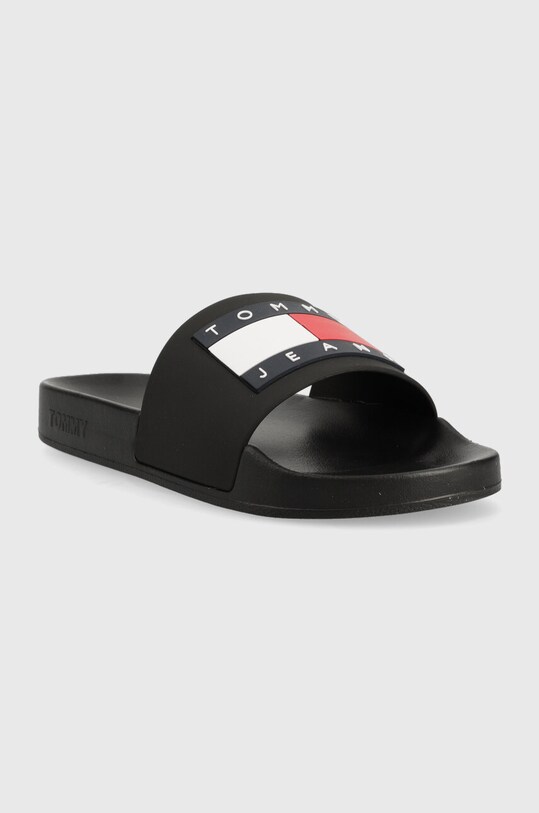 Šľapky Tommy Jeans FLAG POOL SLD ESS EN0EN02115 čierna SS25