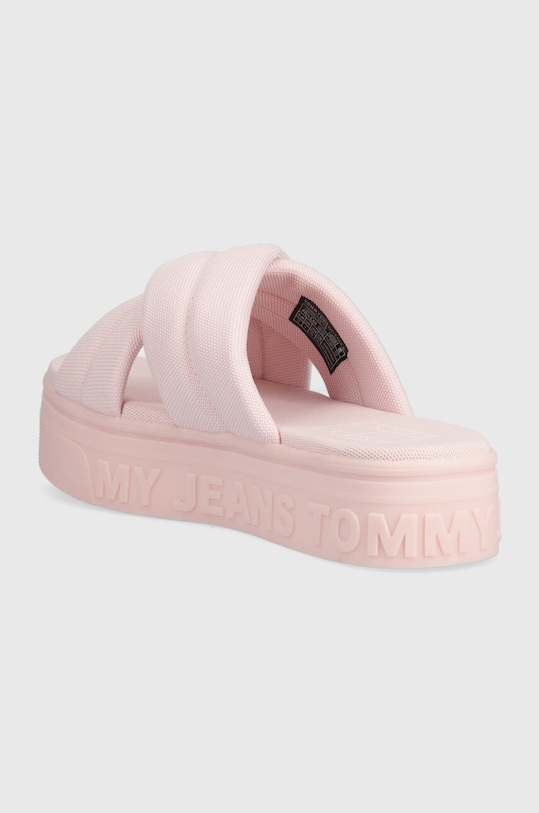 Boty Pantofle Tommy Jeans EN0EN02116 růžová