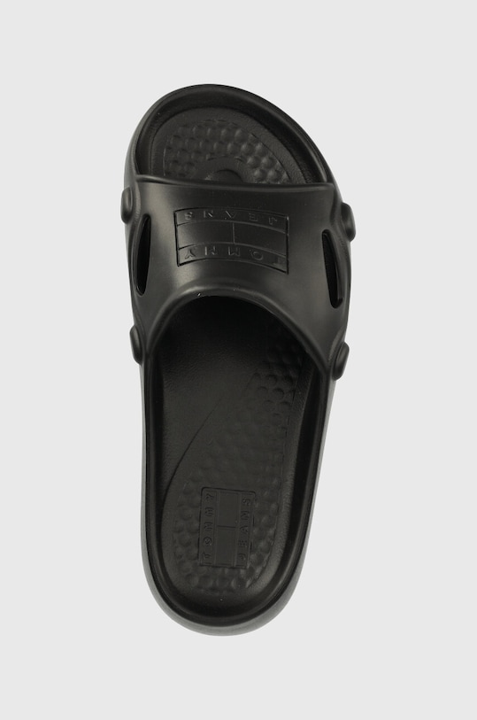 Tommy Jeans papucs FREEDOM FLATF POOL fekete EN0EN02145