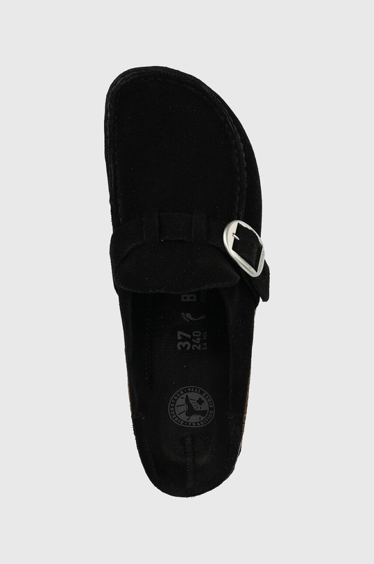 Birkenstock suede sliders Buckley black 1017826
