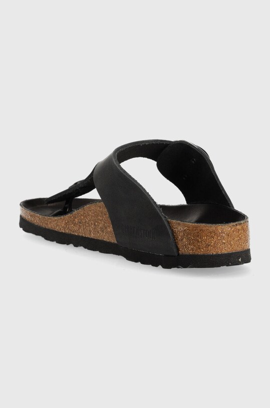 Încălțăminte Birkenstock slapi de piele Gizeh Big Buckle 1023337 negru