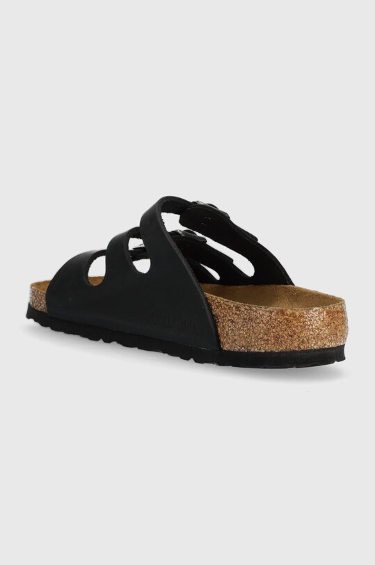 Obuv Kožené šľapky Birkenstock Florida 1011445 čierna