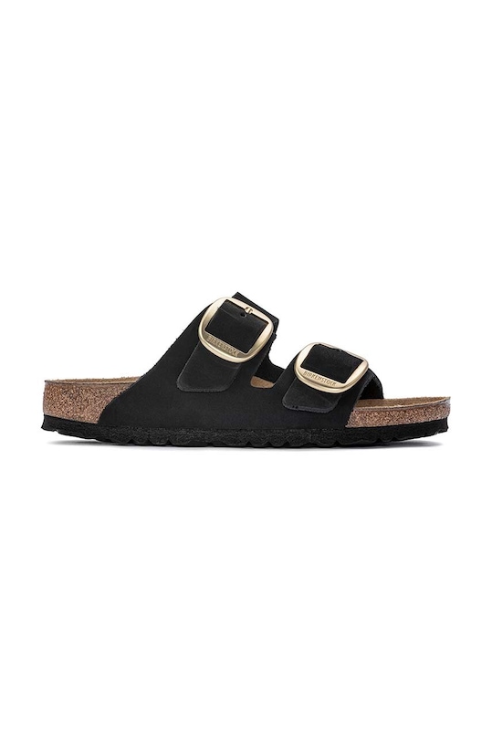 Birkenstock klapki nubukowej ARIZONA BIG BUCKLE pozostałe czarny 1023239