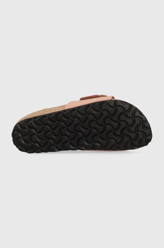 Кожаные шлепанцы Birkenstock Madrid Big Buckle 1024039 розовый