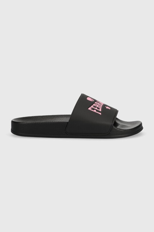 Chiara Ferragni klapki CF3157_001 syntetyczny czarny CF3157.001