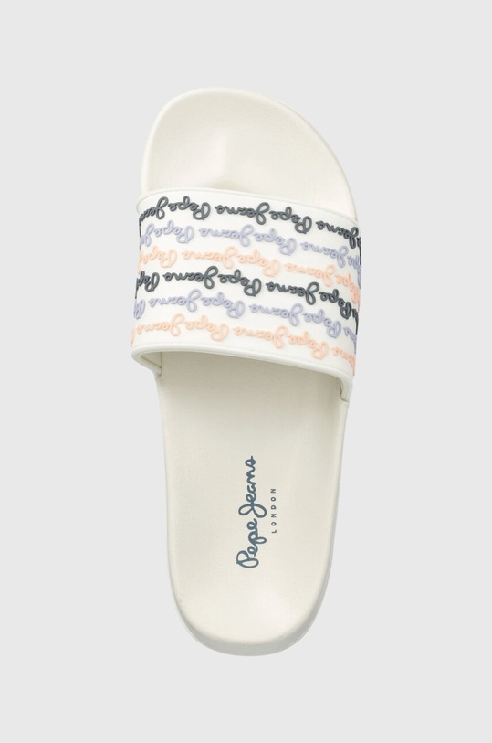 Pepe Jeans papuci SLIDER alb PLS70127