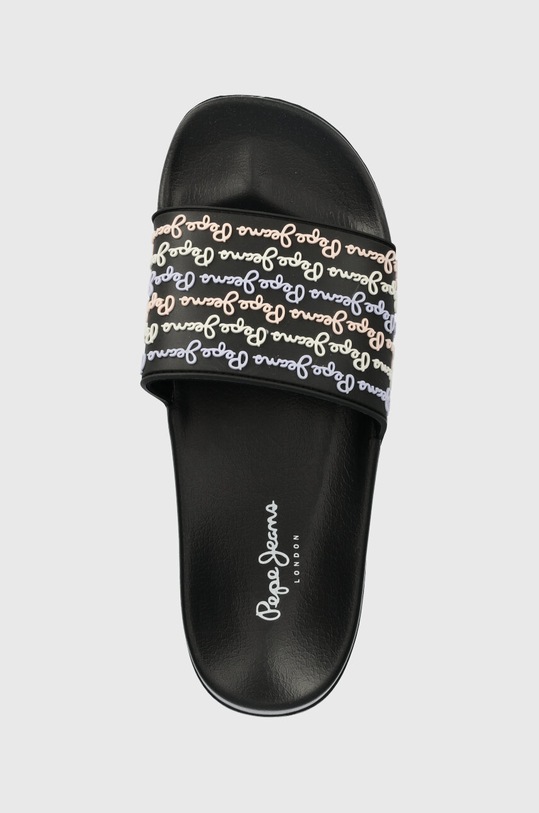 Pepe Jeans papuci SLIDER negru PLS70127