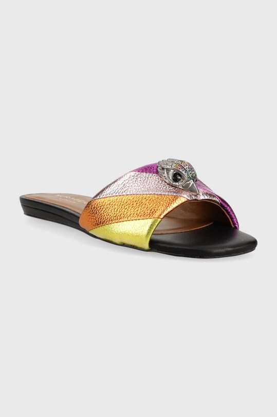 Кожаные шлепанцы Kurt Geiger London Kensington 8496169109.MULT мультиколор SS23