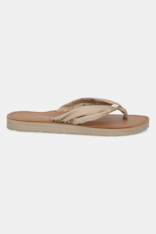В'єтнамки Tommy Hilfiger TH ELEVATED BEACH SANDAL FW0FW06985 бежевий SS25