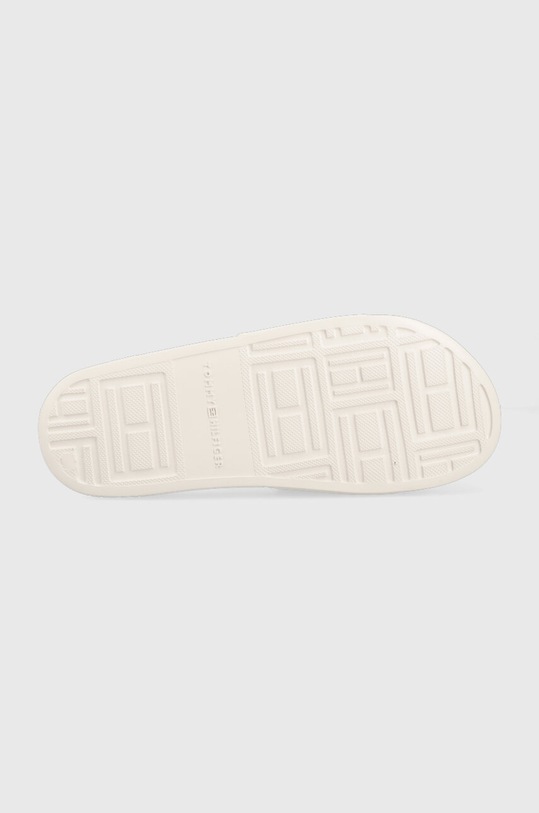 Pantofle Tommy Hilfiger TH MONOGRAM POOL SLIDE FW0FW06987 bílá