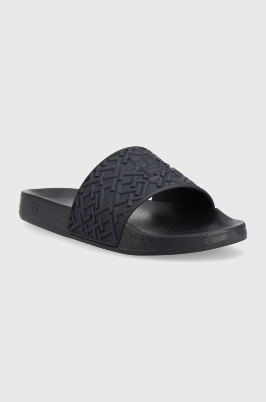 Pantofle Tommy Hilfiger TH MONOGRAM POOL SLIDE FW0FW06987 námořnická modř AW23