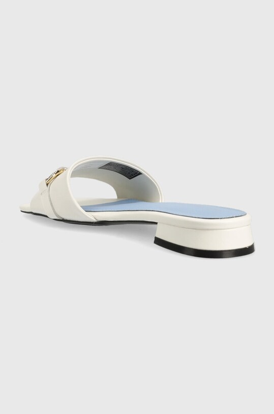Παπούτσια Δερμάτινες παντόφλες Tommy Hilfiger TH CHAIN FEMININE FLAT SANDAL FW0FW06993 λευκό