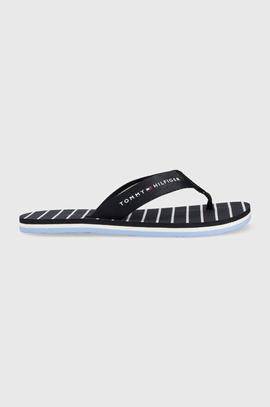 Žabky Tommy Hilfiger TOMMY ESSENTIAL ROPE SANDAL textilný tmavomodrá FW0FW07142