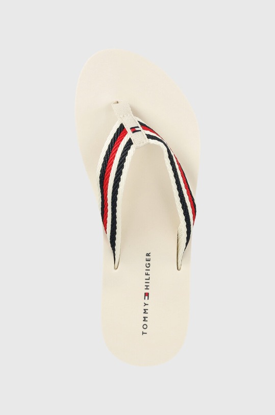 Žabky Tommy Hilfiger TOMMY ESSENTIAL COMFORT SANDAL biela FW0FW07147