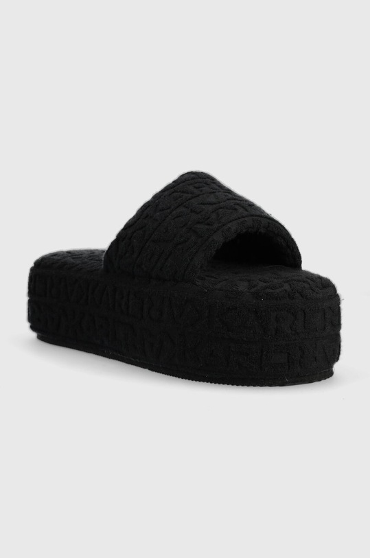 Karl Lagerfeld papuci VERANDA KL88003.C0T negru SS23