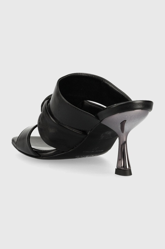 Obuwie Karl Lagerfeld klapki skórzane PANACHE KL30126.000 czarny