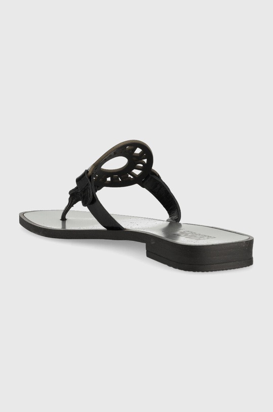 Obuwie Karl Lagerfeld japonki skórzane SKOOT KL80408.000 czarny