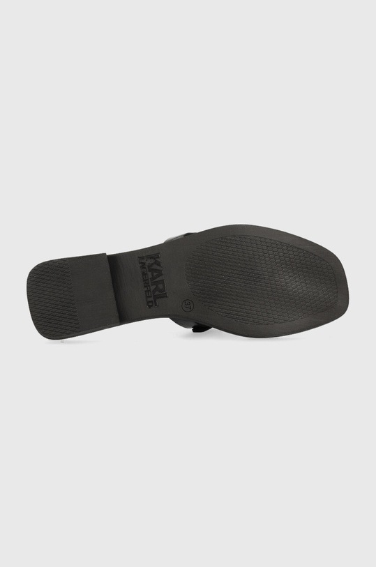 Karl Lagerfeld japonki skórzane SKOOT KL80408.000 czarny