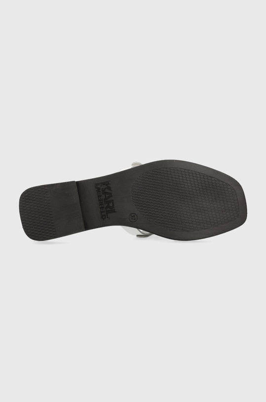 Karl Lagerfeld bőr flip-flop SKOOT KL80408.011 fehér