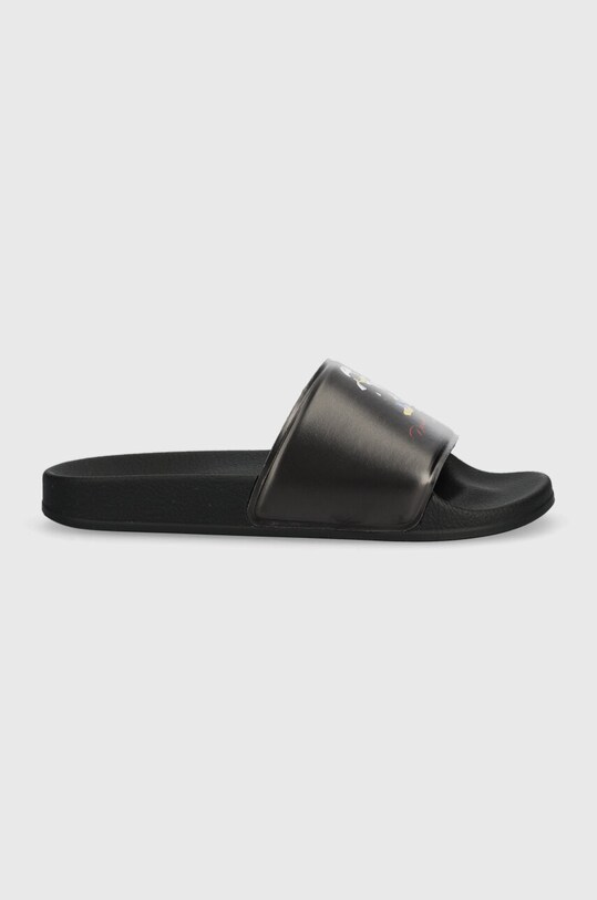 Karl Lagerfeld papuci KONDO KL x DD imitatie de piele negru KL98903.V00