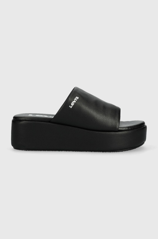 Levi's klapki Charlotte 5-8 cm czarny D7523.0001