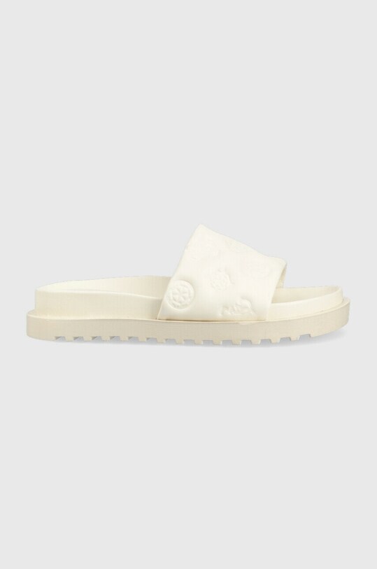 Шльопанці Guess FABETZA синтетичний бежевий FL6BZT.ELE19.WHITE