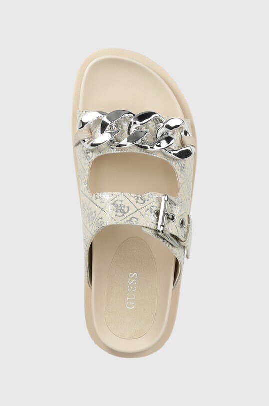 Παντόφλες Guess FATEMA μπεζ FL6FAT.FAL03.BEISI