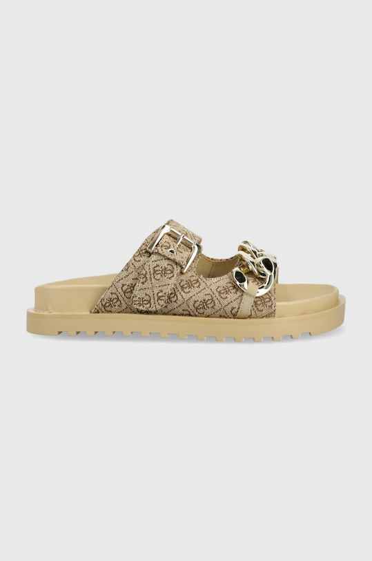 Šľapky Guess FATEMA2 textilný béžová FL6FT2.FAL03.BEIBR