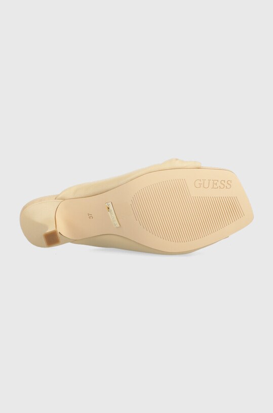Guess slapi de piele RINAH FL6RNH.LEA03.SAND bej