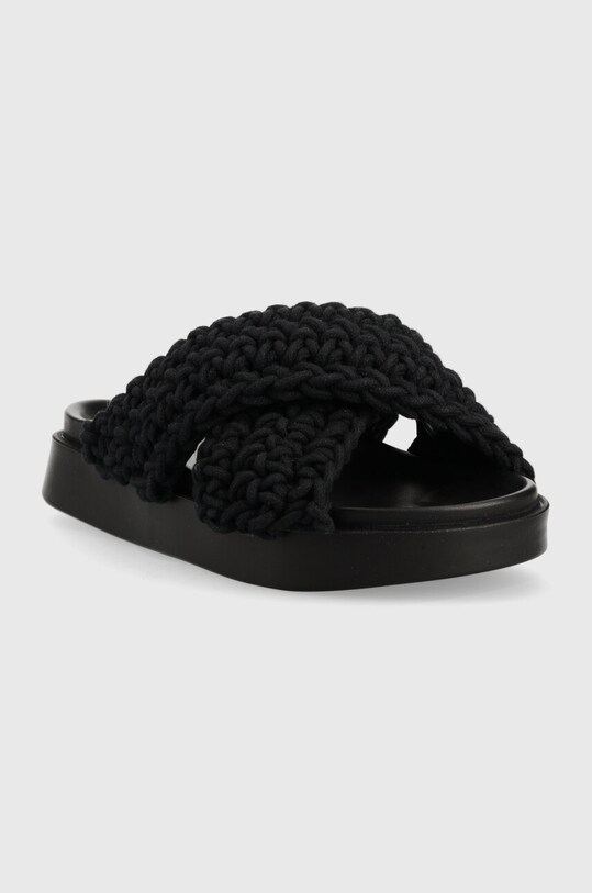 Inuikii klapki Woven 70104.105.Black czarny SS23