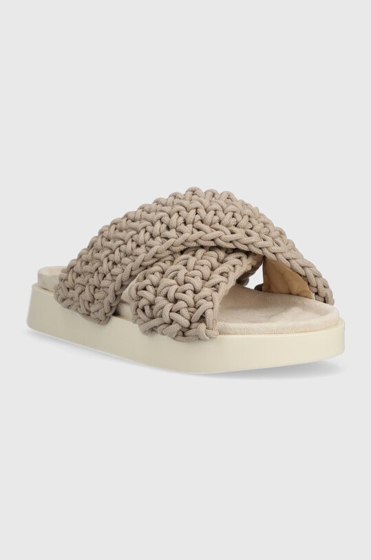 Šľapky Inuikii Woven 70104.105.Taupe béžová SS23