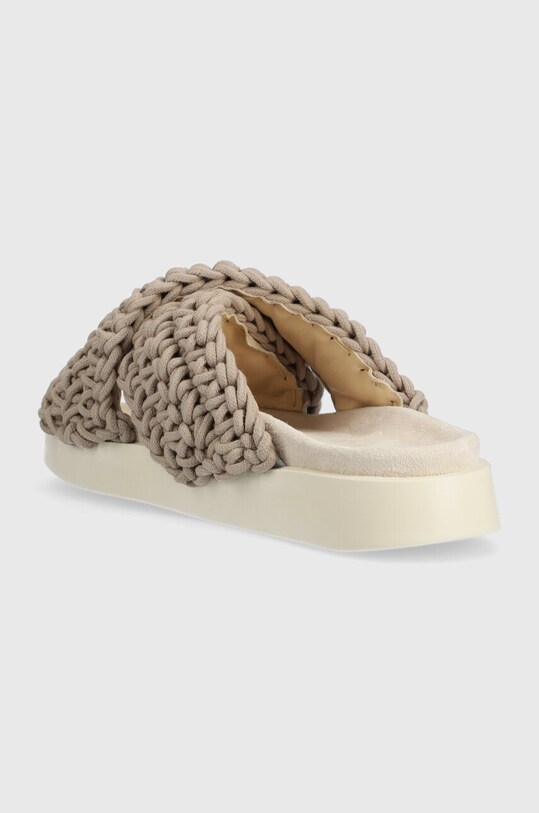 Obuv Šľapky Inuikii Woven 70104.105.Taupe béžová