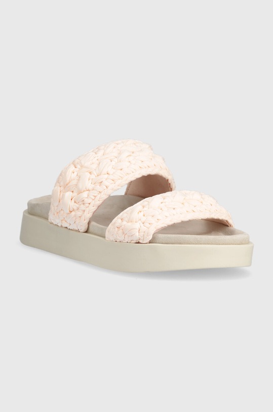 Inuikii klapki Knitted Double Band 70804.025.Beige beżowy SS23