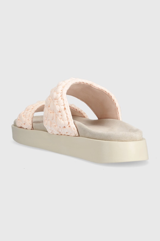 Obuwie Inuikii klapki Knitted Double Band 70804.025.Beige beżowy