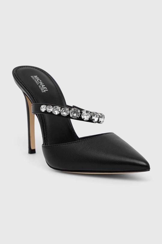 MICHAEL Michael Kors klapki skórzane Jessa 40S3JSHP1L.001 czarny SS23