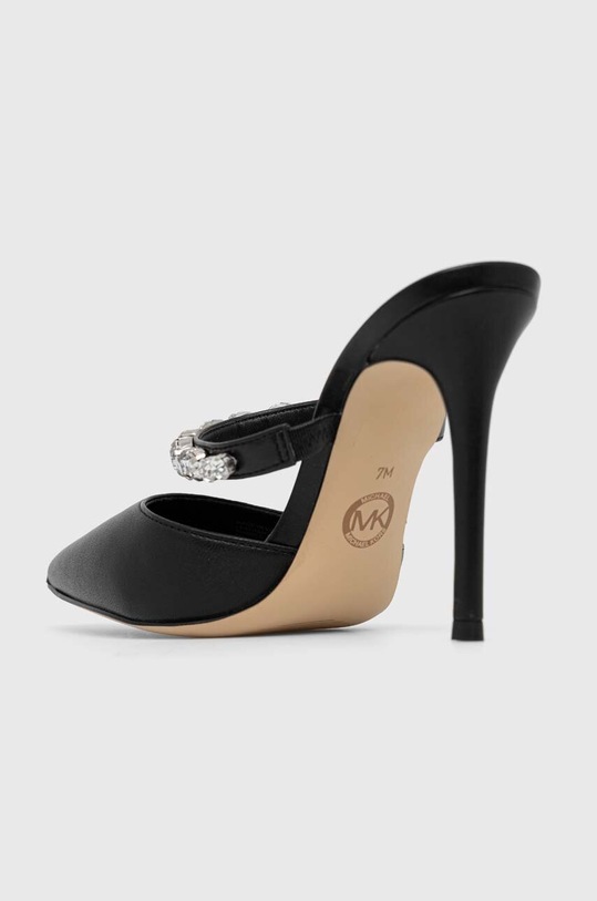 Obuwie MICHAEL Michael Kors klapki skórzane Jessa 40S3JSHP1L.001 czarny