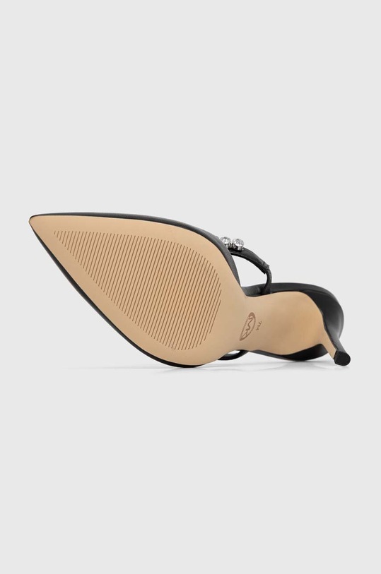 MICHAEL Michael Kors klapki skórzane Jessa czarny 40S3JSHP1L.001