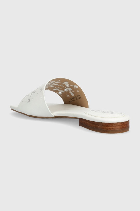 Cipők Lauren Ralph Lauren bőr papucs Andee Eylt 802904286001.WHITE fehér