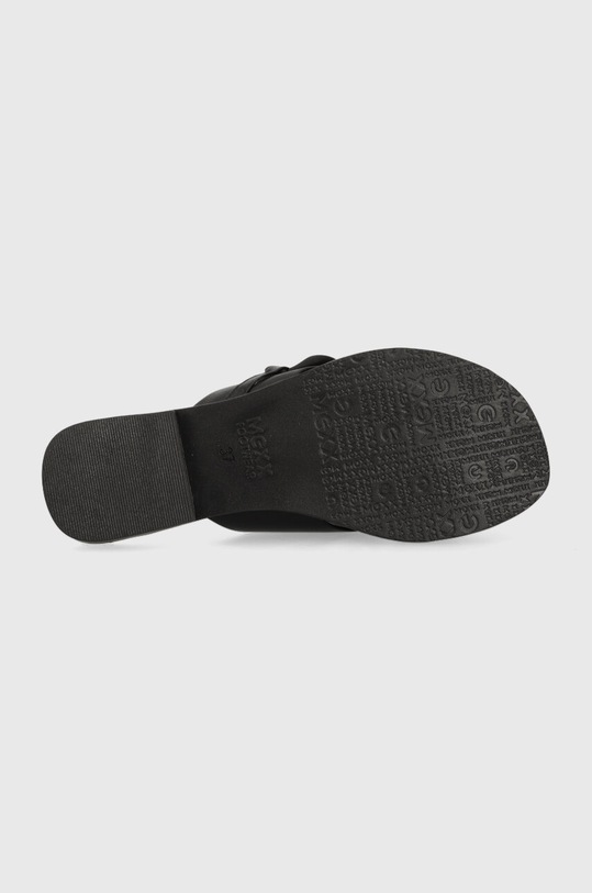 Mexx klapki skórzane Laila MXCY011301W czarny