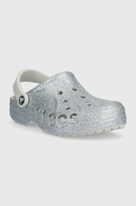 Шльопанці Crocs BAYA GLITTER CLOG 205925.0IC срібний SS23