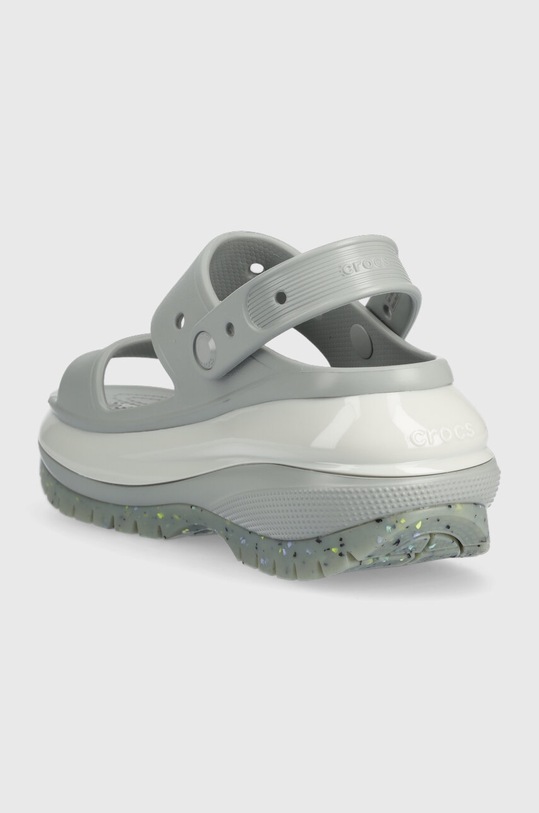 Shoes Crocs sliders Classic Mega Crush sandal 207989.007 gray