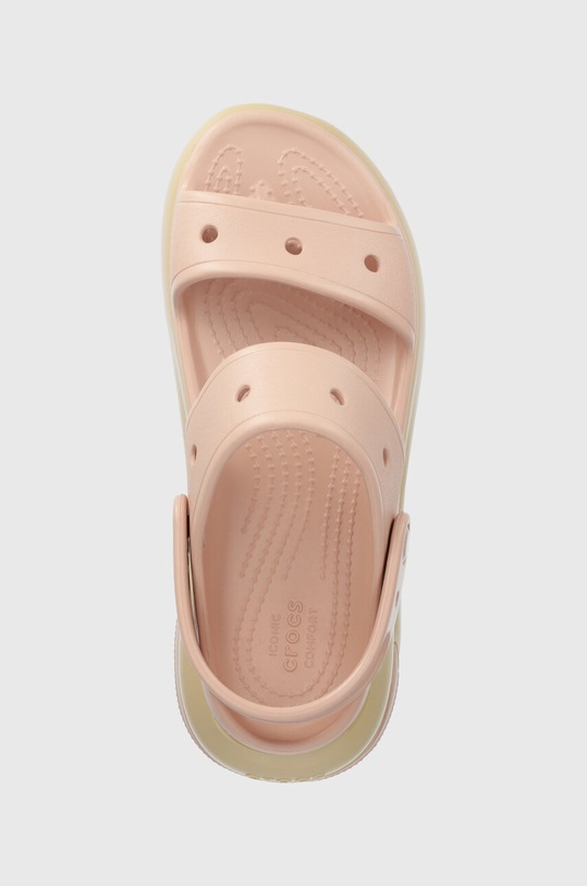 Crocs sliders Classic Mega Crush sandal pink 207989.6TY