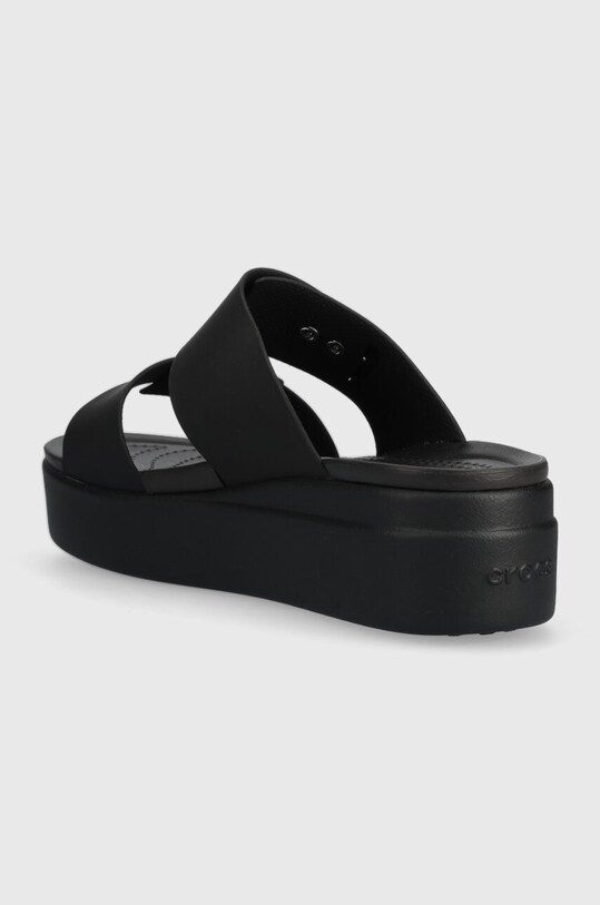 Παπούτσια Παντόφλες Crocs Brooklyn Low Wedge Sandal Brooklyn Low Wedge Sandal 207431.001 μαύρο