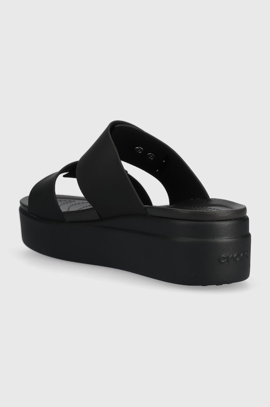 Încălțăminte Crocs papuci Brooklyn Low Wedge Sandal 207431.001 negru