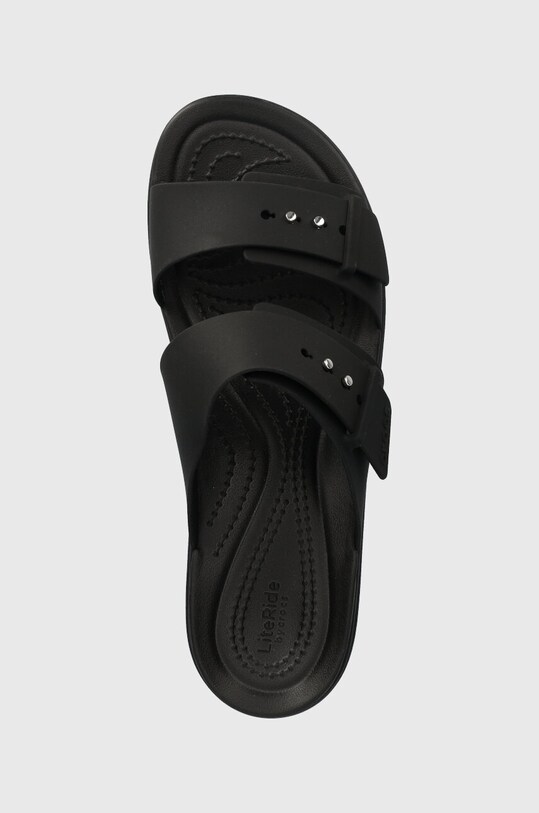 Παντόφλες Crocs Brooklyn Low Wedge Sandal Brooklyn Low Wedge Sandal μαύρο 207431.001