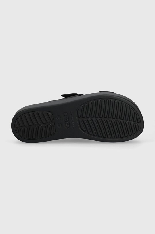Παντόφλες Crocs Brooklyn Low Wedge Sandal Brooklyn Low Wedge Sandal 207431.001 μαύρο