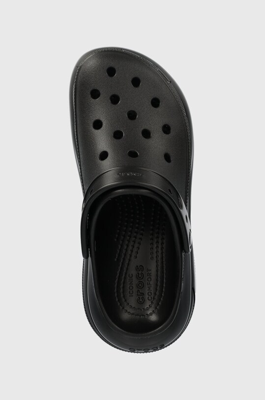 Παντόφλες Crocs Classic Mega Crush Clog μαύρο 207988.001