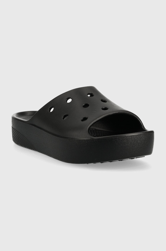 Crocs papuci Classic Platform Slide 208180.001 negru SS23