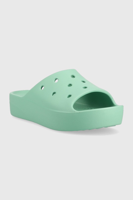 Crocs papuci Classic Platform Slide 208180.3UG turcoaz SS23