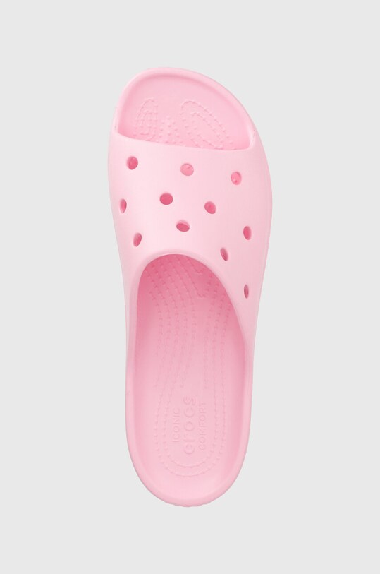 Crocs papuci Classic Platform Slide roz 208180.6S0
